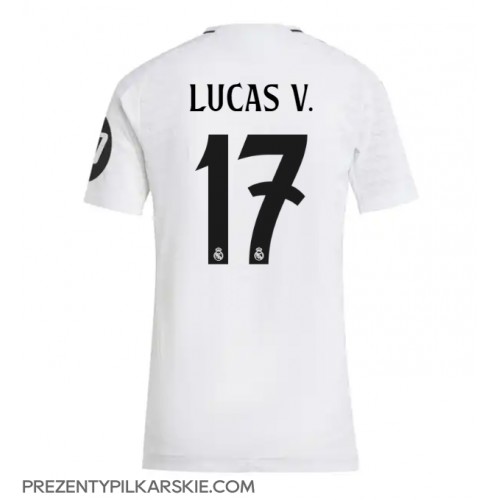 Stroje piłkarskie Real Madrid Lucas Vazquez #17 Koszulka Podstawowej dla damskie 2024-25 Krótki Rękaw